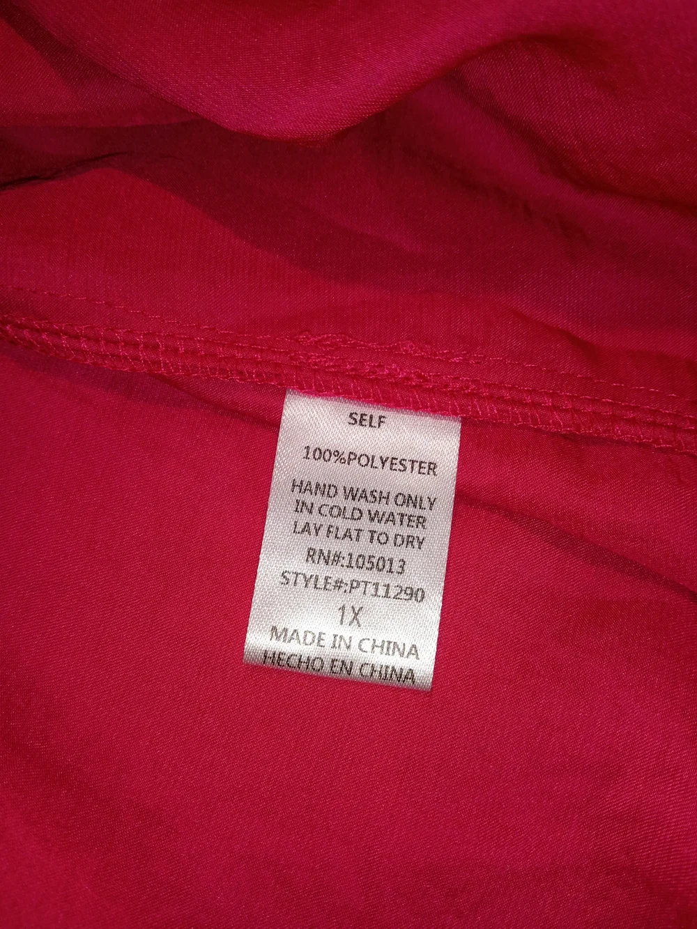 Savanna Jane Hot Pink Embroidered V-Neck Tunic - Picture 7 of 7